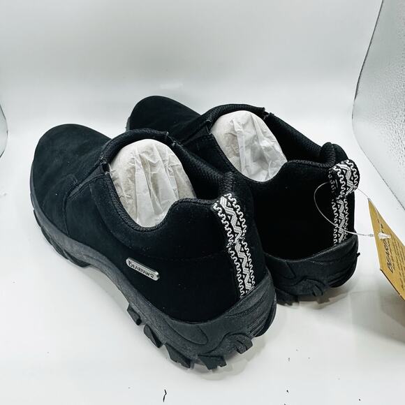 Size 7.5 - Bearpaw Max Black II (011) Womens Slip In Suede Shoe - Picture 4 of 6